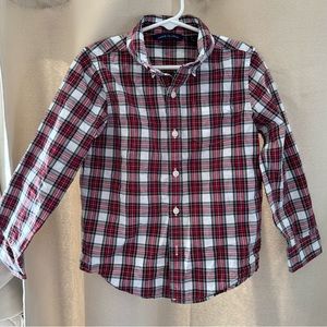 Janie & Jack plaid button up